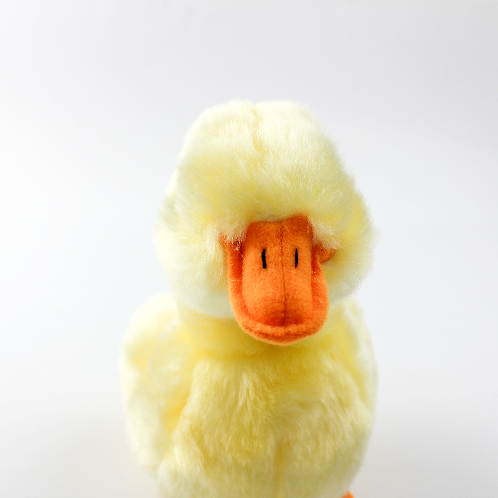 Manufacture Fluffy Simulation Baby Yellow Duck Plush Toys 