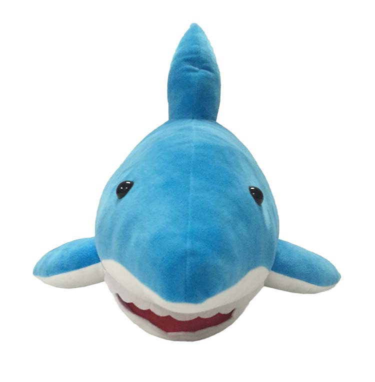 Personalization Fluffy Cartoon Shark Plush Toys Baby And Toddler Safety