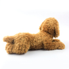 Wholesale Cuddly Simulation Lying Down Poodle Dog Plush Toys