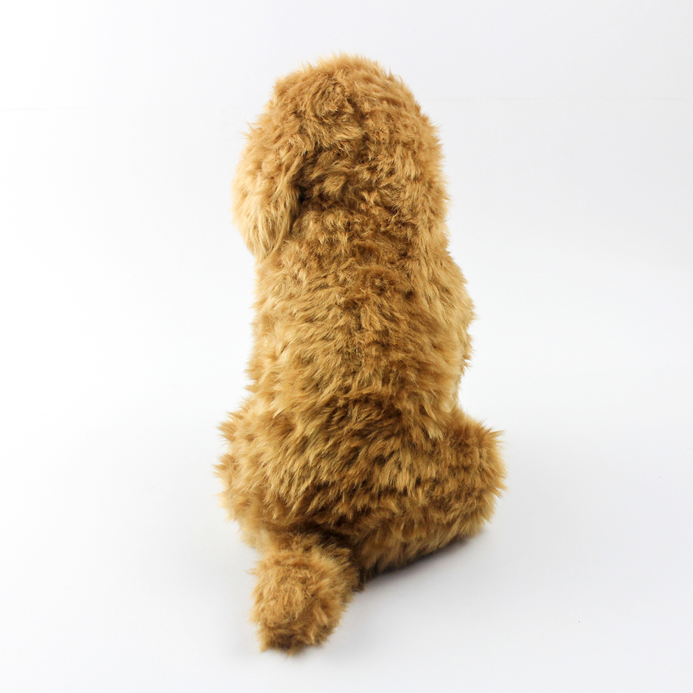 Supplier Lovable Simulation Sitting Poodle Dog Plush Toys