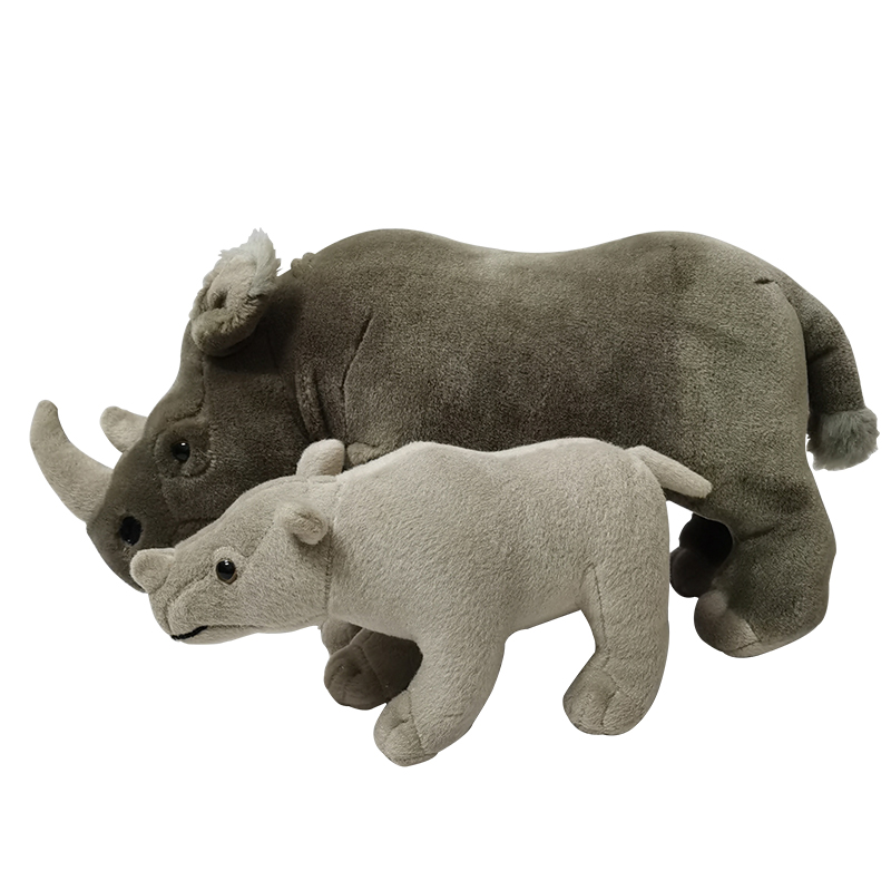 Wholesale Squeezable Simulation Rhino Plush Toys 