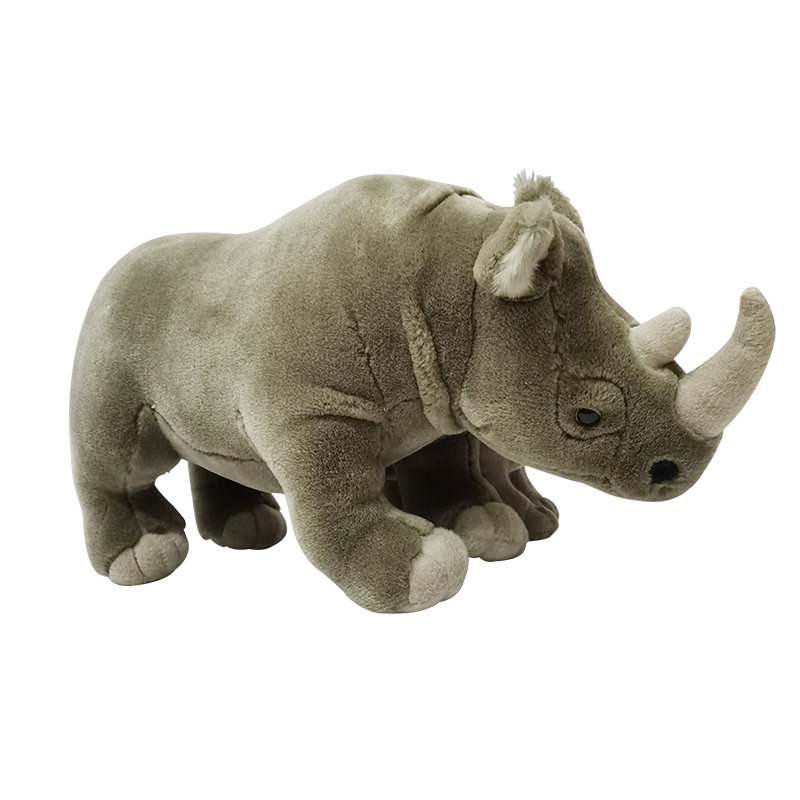 Wholesale Squeezable Simulation Rhino Plush Toys 