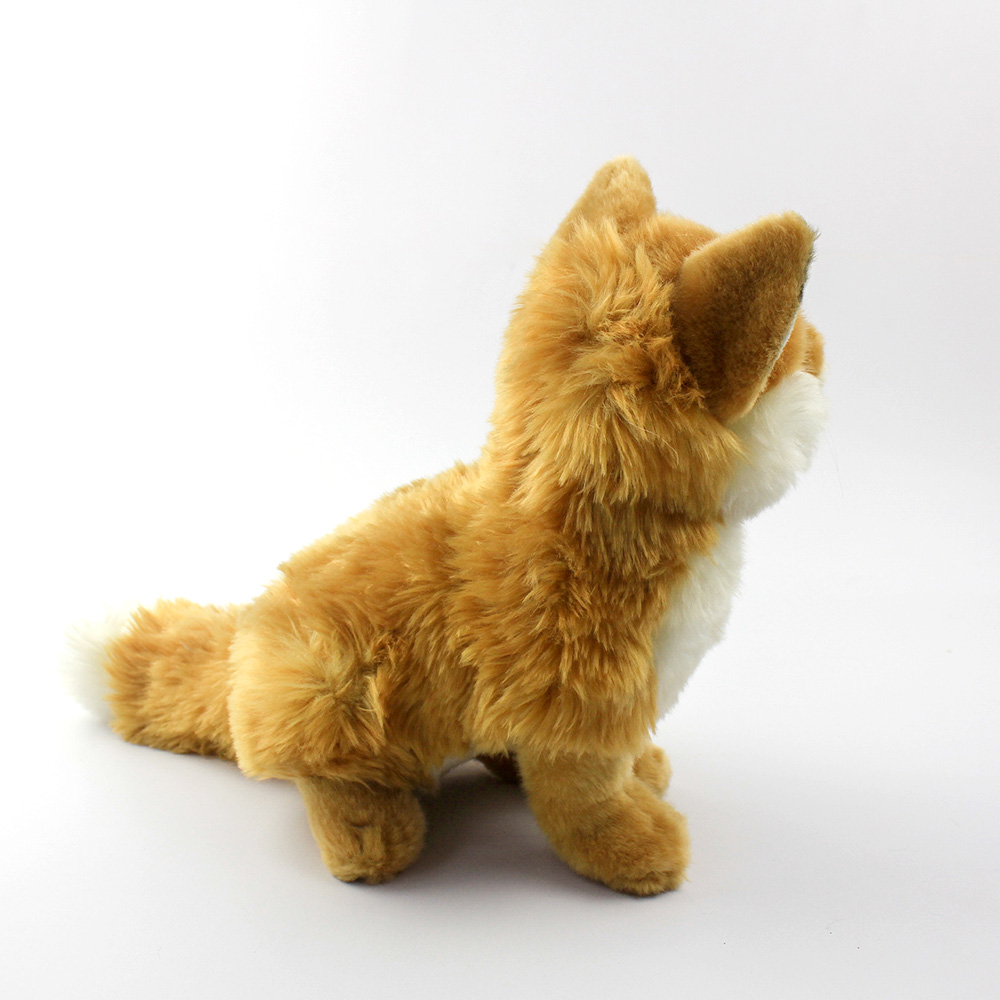 Factory Furry Simulation Brown Fox Plush Toys 