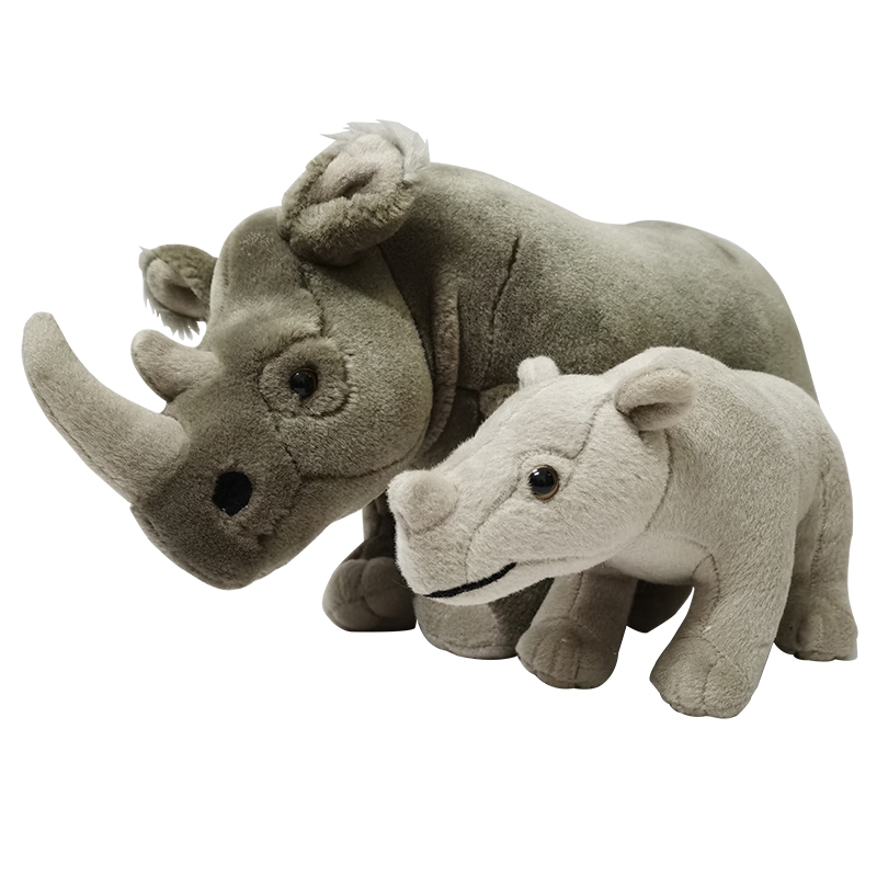 Wholesale Squeezable Simulation Rhino Plush Toys 