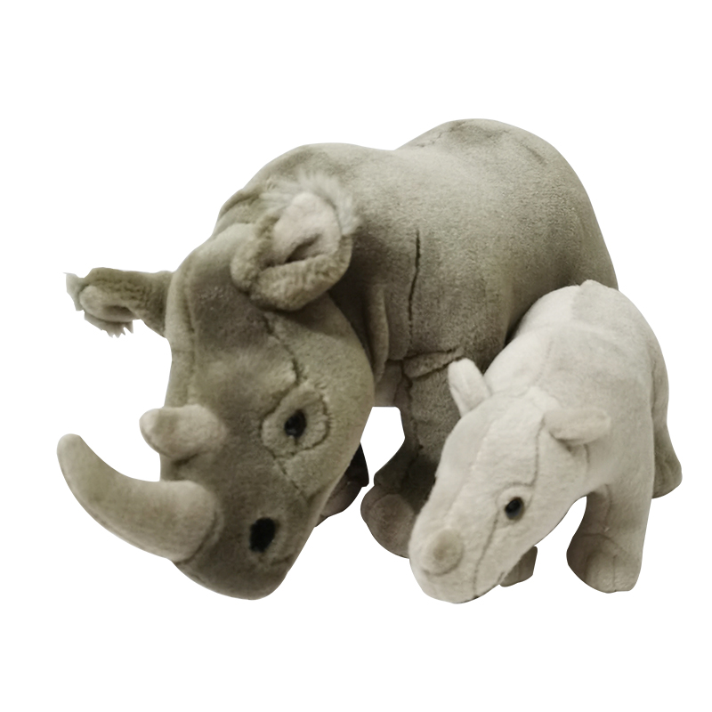 Wholesale Squeezable Simulation Rhino Plush Toys 