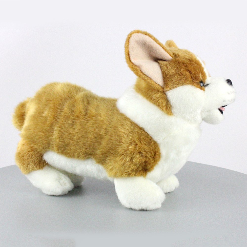 Supplier Adorable Simulation Puppy Corgi Dog Plush Toys