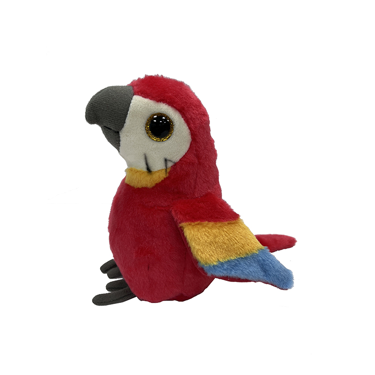 Manufacture Realistic Plush Stuffed Animal Parrot Stuffed Animals for kids Home Office Festival Decor