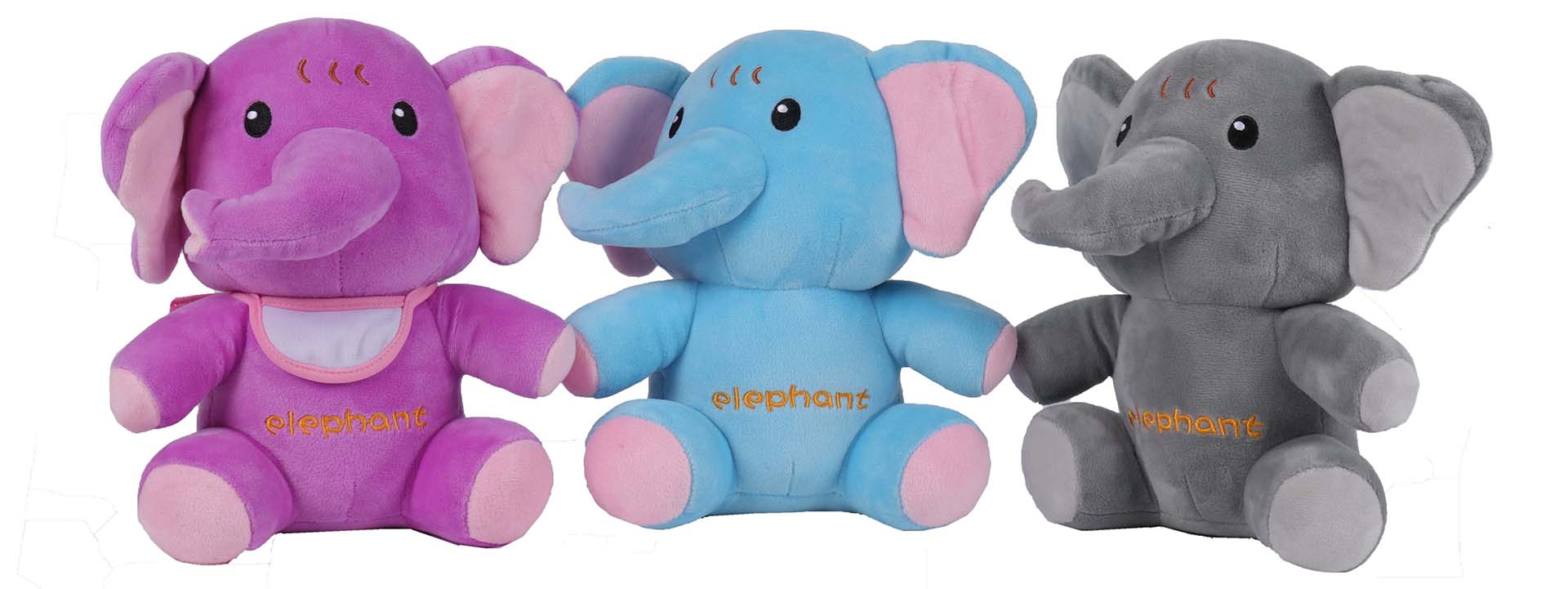 Bulk Made-to-order Superior Cartoon Elephant Plush Toys