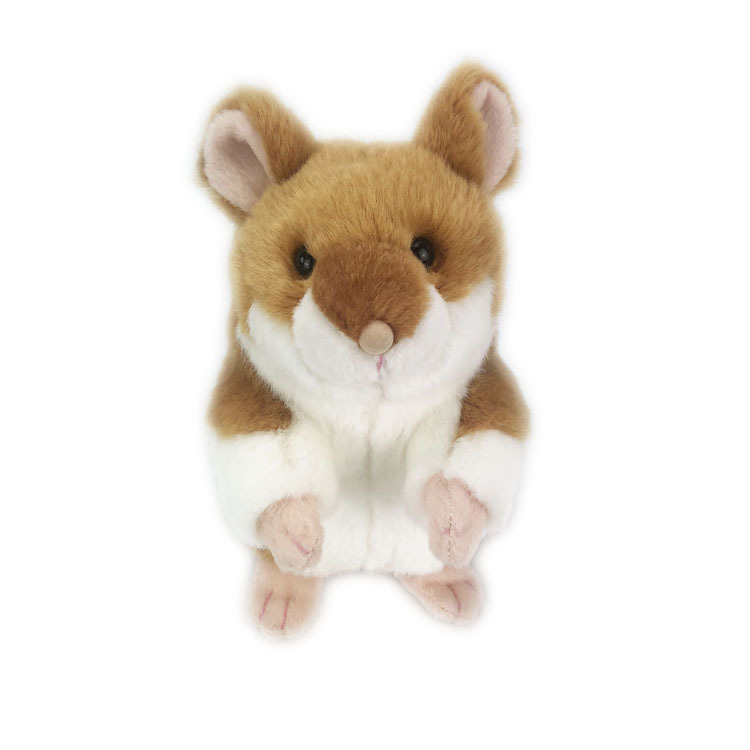 Wholesale Stuffed Animal Plush Toy Realistic Stuffed Animals Soft Standing Hamster Plush Toy for kids