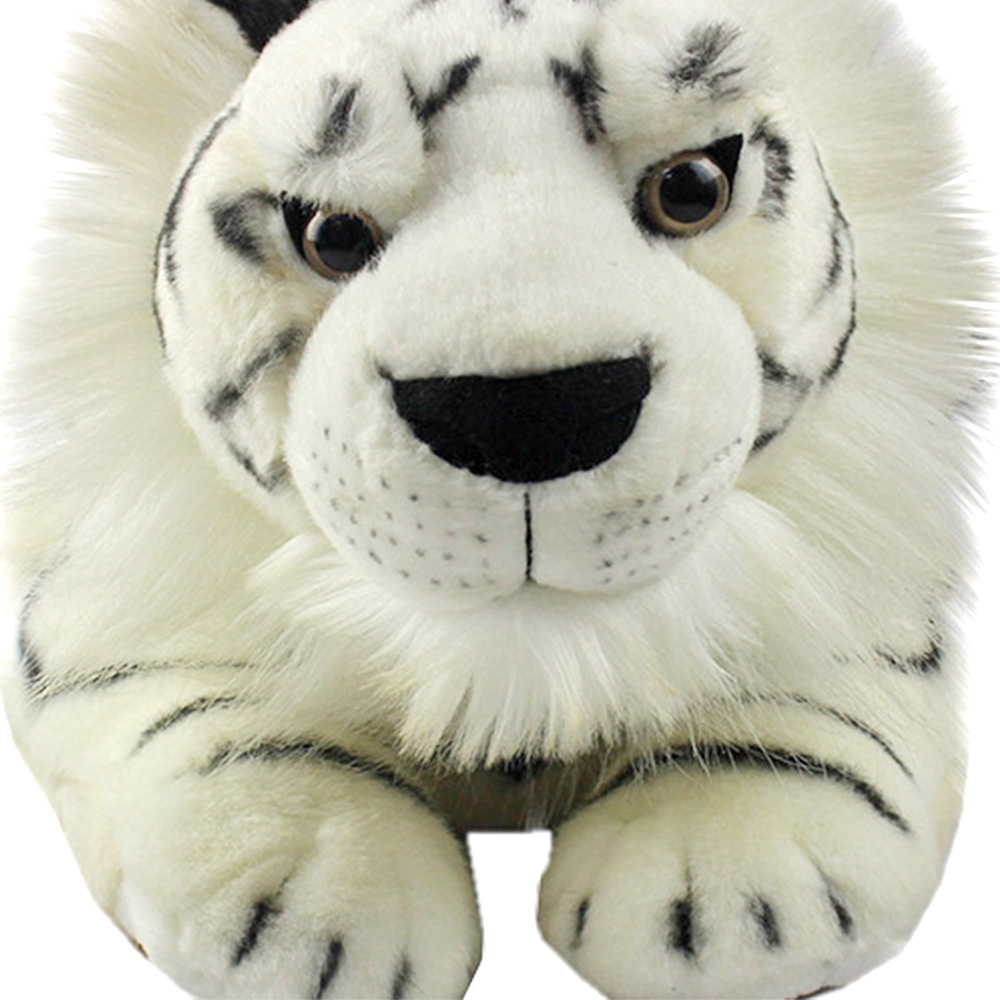 Supplier Fluffy Simulation White Tiger Plush Toys