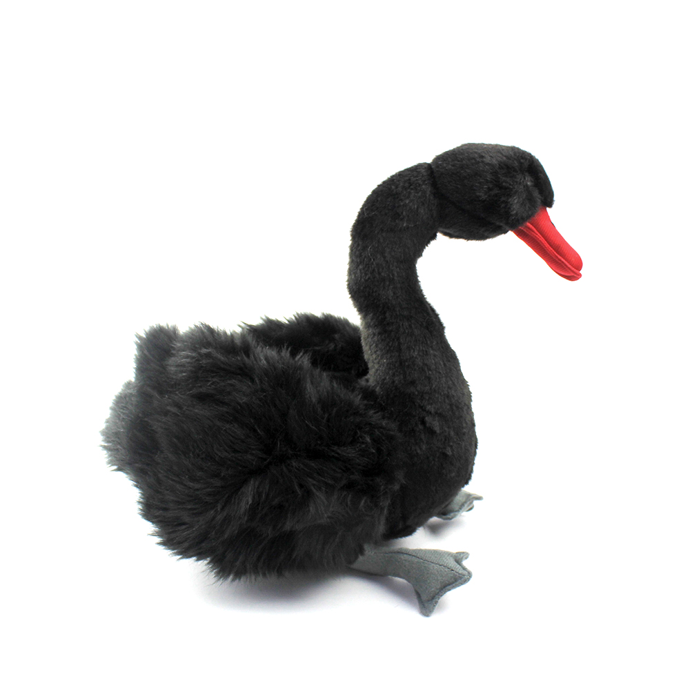 Delicate Simulation Black Swan Plush Toys