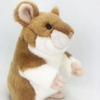 Wholesale Stuffed Animal Plush Toy Realistic Stuffed Animals Soft Standing Hamster Plush Toy for kids