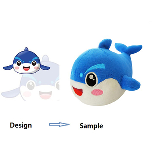 Manufacture Customization Super Soft Whale Mascot Plush Toys