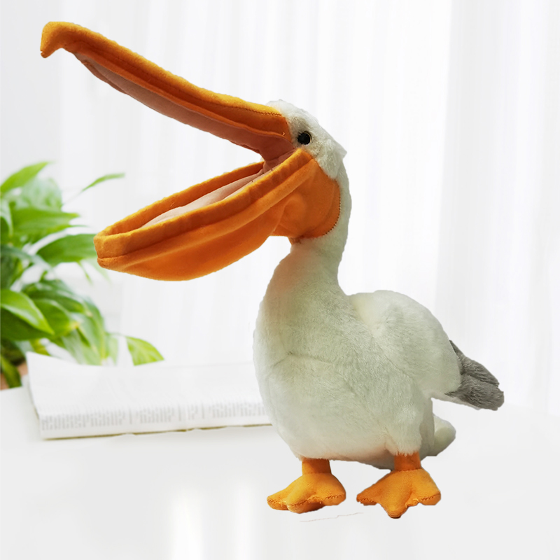 Manufacture Cute Simulation Pelican Plush Toys 