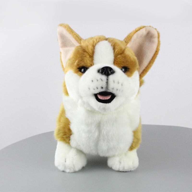 Supplier Adorable Simulation Puppy Corgi Dog Plush Toys