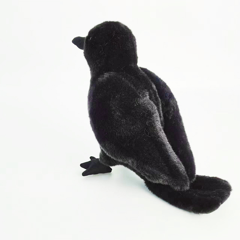 Realistic Crow Stuffed Animal Cute Black Crows Bird Plushie Doll Toy Gifts