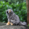 Manufacture High-Quality Realistic Sitting Pallas's Cat Plush Toys