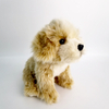 Manufacture Realistic Lifelike Charming Plush Toy Adorable Brown Maltese Dog Stuffed Animal Perfect Gift for Kids