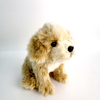 Manufacture Realistic Lifelike Charming Plush Toy Adorable Brown Maltese Dog Stuffed Animal Perfect Gift for Kids